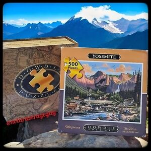 500pc DOWDLE FOLK ART Jigsaw Puzzle "YOSEMITE" by Eric Dowdle